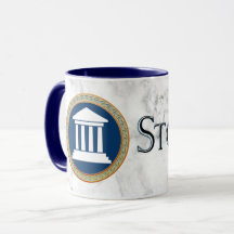 Stoicism mugg med inramad stoa