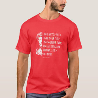 Stoicism Stoisk Filosof Marcus Aurelius gåva T Shirt