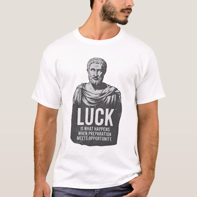 Stoicism Tur är vad som händer dig T Shirt (Framsida)