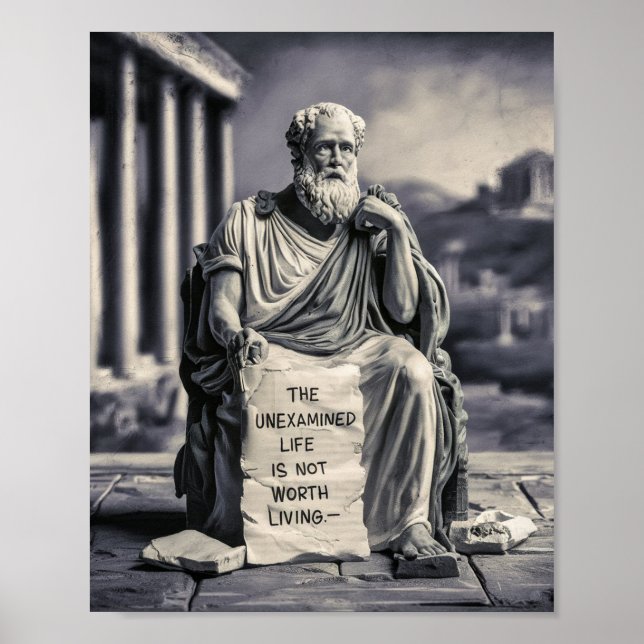 Stoicism Wall Art, Motiveringsoffert Poster (Framsidan)