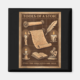 Stoicismens filosofi citerar virtue Wisdom Sel Magnet