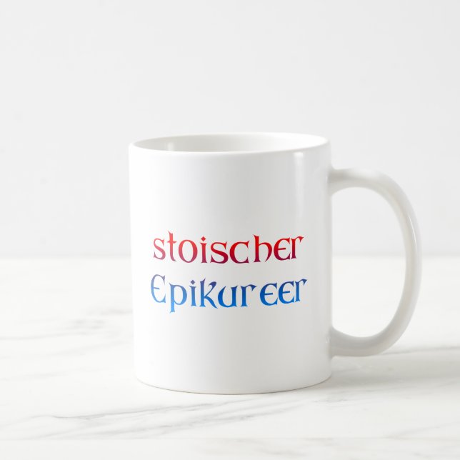 stoischer Epikureer Kaffemugg (Höger)