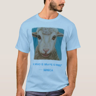 Stoisk fårskjorta med senecas citationstecken tee shirt