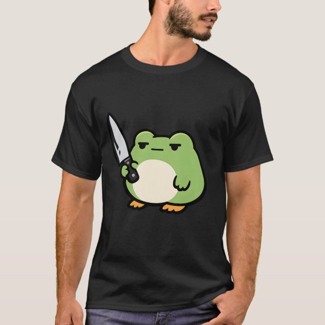 Stoisk grodknivskiss t shirt (Framsida)