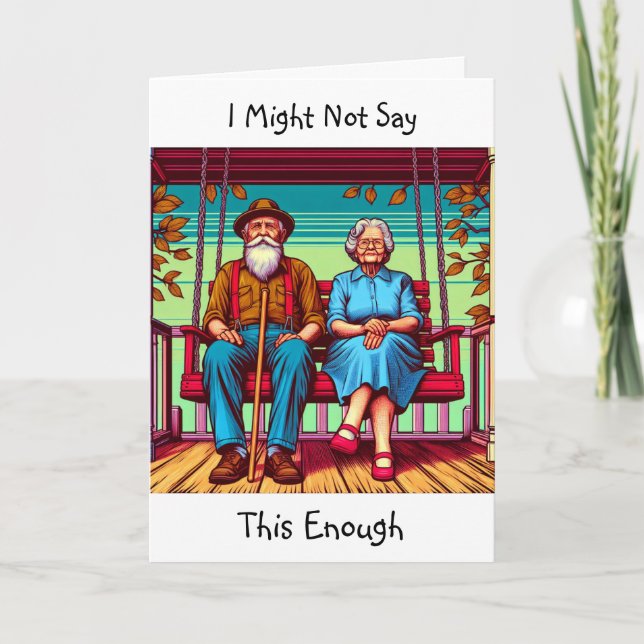 Stoisk men mental | I Kärlek You Kort (Framsida)