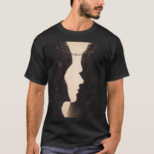 Stokastisk optisk illusion Abstrakt konst, Klippor T Shirt