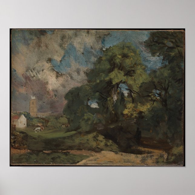 Stoke-by-Nayland - John Constable Poster (Framsidan)