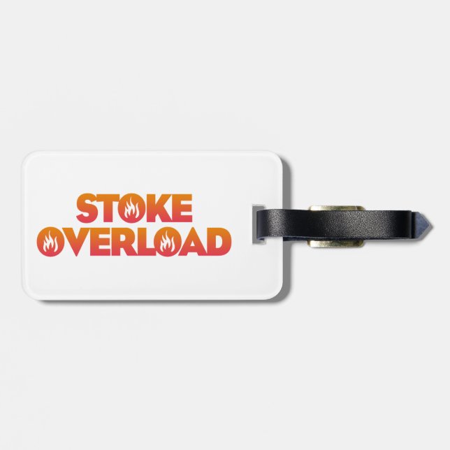 Stoke Overload Flames Bagagebricka (Baksida Vågrät)
