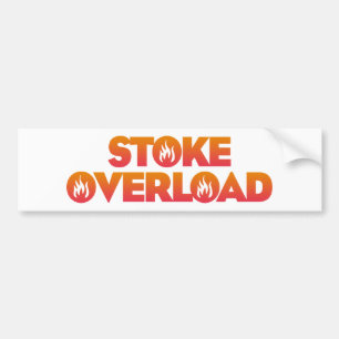 Stoke Overload Flames Bildekal