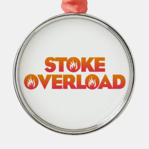 Stoke Overload Flames Julgransprydnad Metall