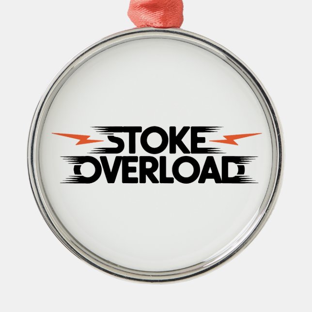 Stoke Overload Lightning Julgransprydnad Metall (Framsidan)