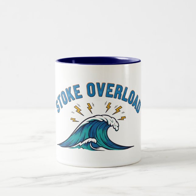 Stoke Overload-våg Två-Tonad Mugg (Center)