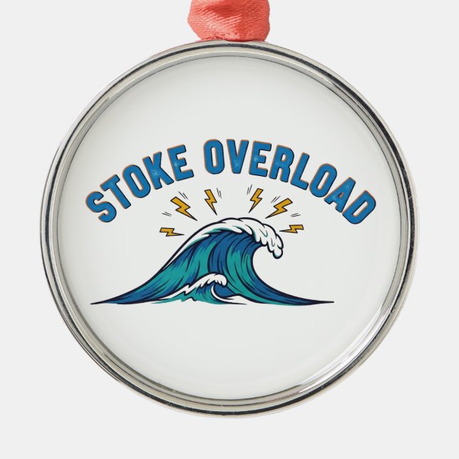 Stoke Overload Wave Julgransprydnad Metall (Framsidan)