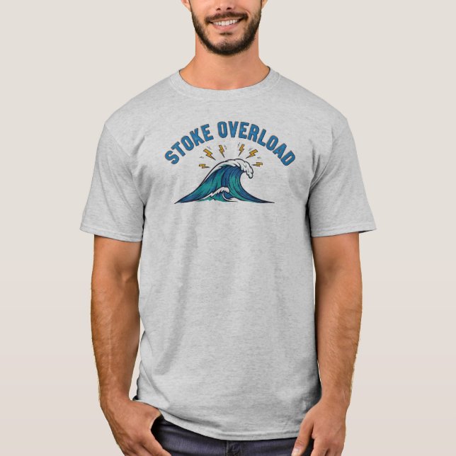 Stoke Overload Wave T Shirt (Framsida)