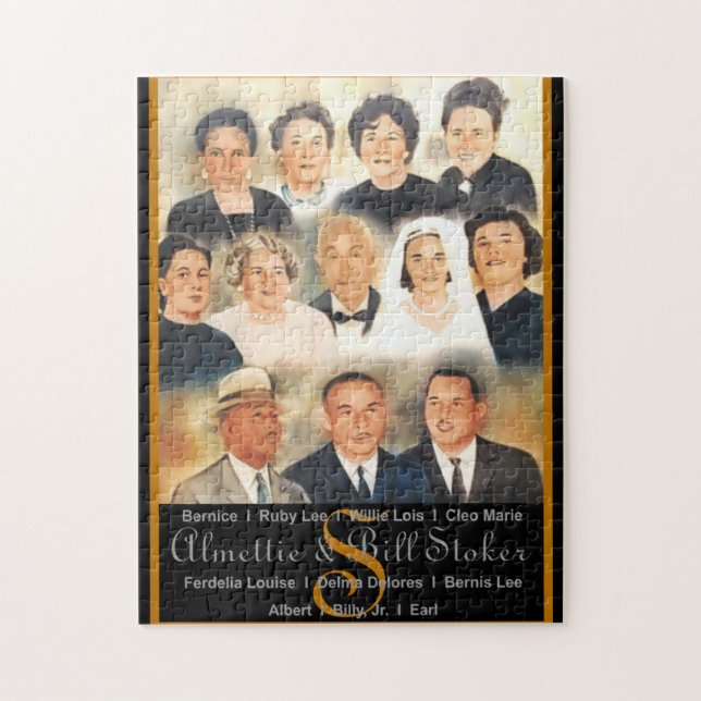 Stoker Family Porträtt Pussel (Vertikal)