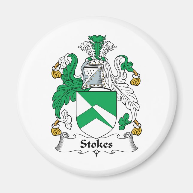 Stokes Family Crest Magnet (Framsidan)