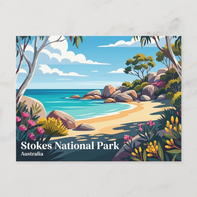 Stokes National Park Australien Vykort (Framsida)