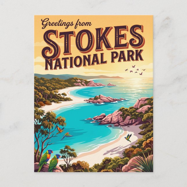 Stokes National Park Australien Vykort (Framsida)