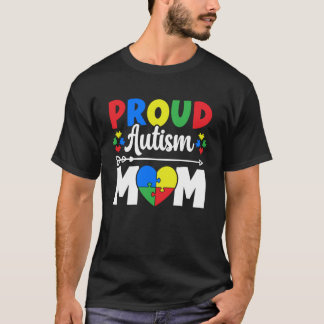 Stol Autism Mamma Autism Medvetenhet för Mamma T Shirt