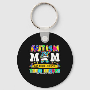 Stol Autism Mamma Vissa Människor Ser Upp Till Sin Nyckelring