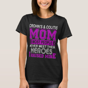 Stol Crohns & Kolit Mamma Jag Uppfostrade Mina T Shirt