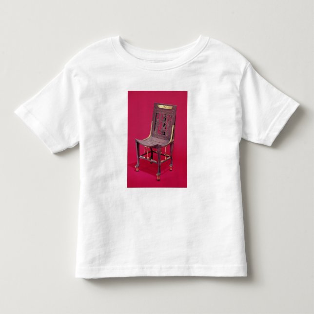 Stol från graven av Tutankhamun att visa Tee (Framsida)