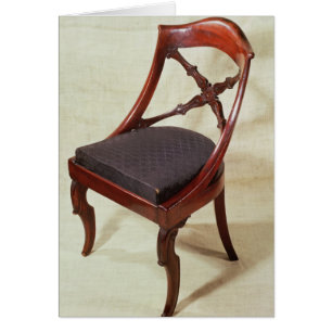 Stol Louis-Philippe period Hälsningskort