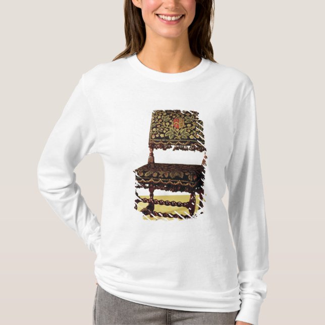 Stol med spirala stretchers, sent 17th århundrade tee (Framsida)