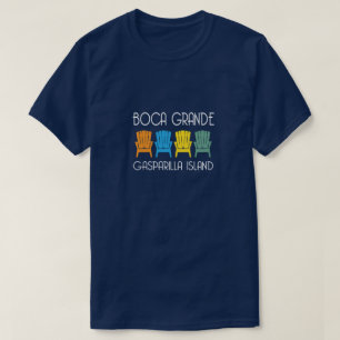 Stolar för Boca stora Gasparilla öFlorida strand T Shirt