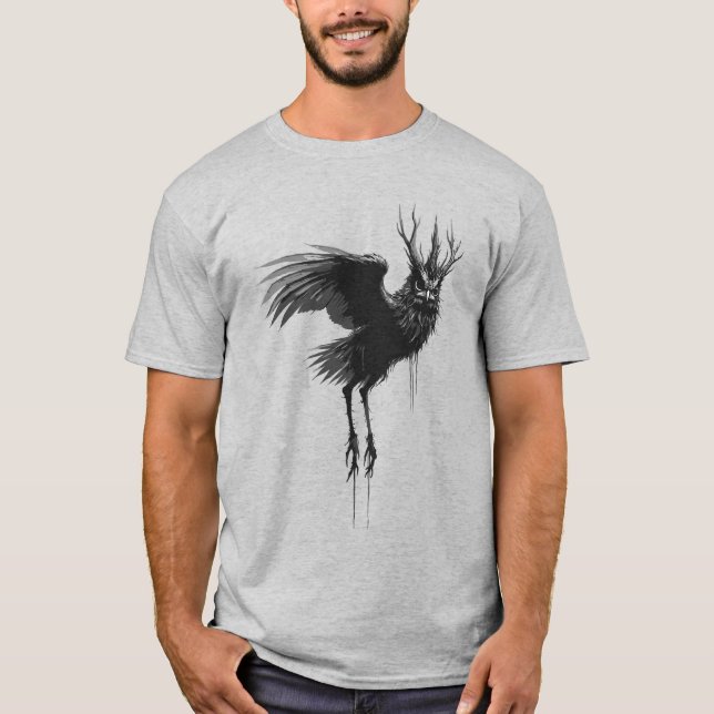 Stolas Midnattskrona reser sig T Shirt (Framsida)