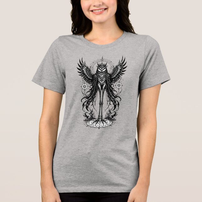 Stolas Ugglekungen vaknar T Shirt (Framsida)
