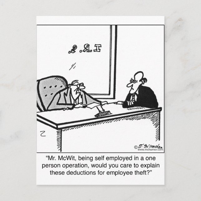 Stöld för egna anställda och anställda vykort (Framsida)