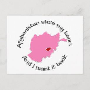 Stole my Heart Afghanistan Vykort