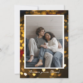Stole My Heart Valentine's Day Photo Personalized Julkort