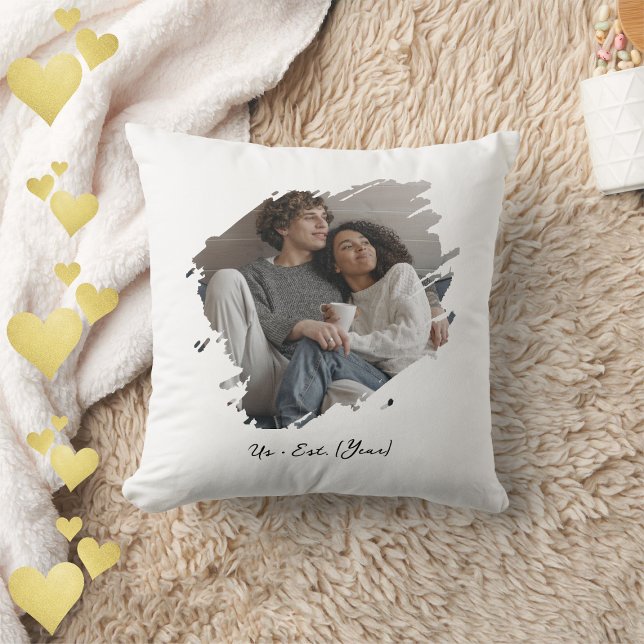 Stole My Heart Valentine's Day Photo Personalized Kudde (Skapare uppladdad)