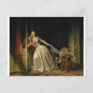 Stolen Kiss av Jean-Honore Fragonard Vykort