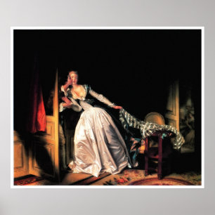 Stolen Kiss Print av Jean-Honore Fragonard Poster