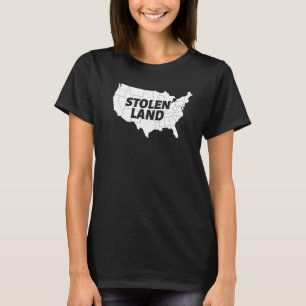Stolen Land Inngende People Day Native Amerika T Shirt