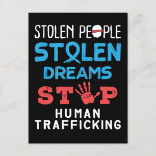 Stolen People Stolen Dreams stoppar människohandel Vykort