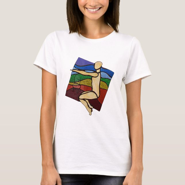 Stolen poserar T-skjortan Tee (Framsida)