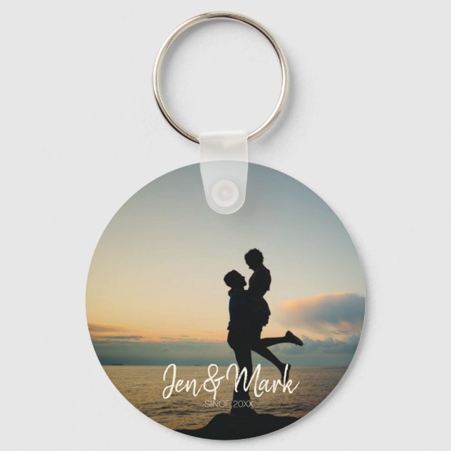 Stolenfoto. Typografi för namn och År. Nyckelring (Framsida)