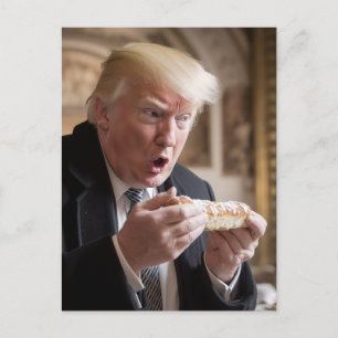 Stollen Bread Trump-Joke Vykort
