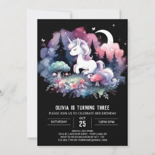 Stollig Digital Horse Birthday Inbjudningar