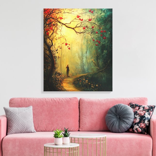 Stollig-Enchanted-Forest Canvastryck (Insitu (Vardagsrum))