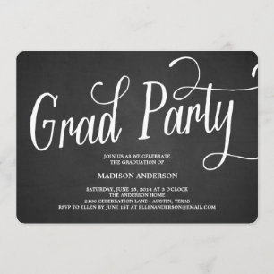Stollig Grad Party Inbjudan till studenten