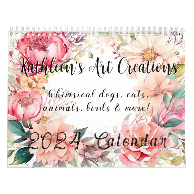 Stollig Hundar, katter, djur, fåglar och mer 2024 Kalender (Omslag)