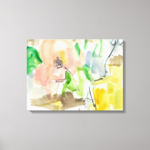 Stollig i Garden II Canvastryck