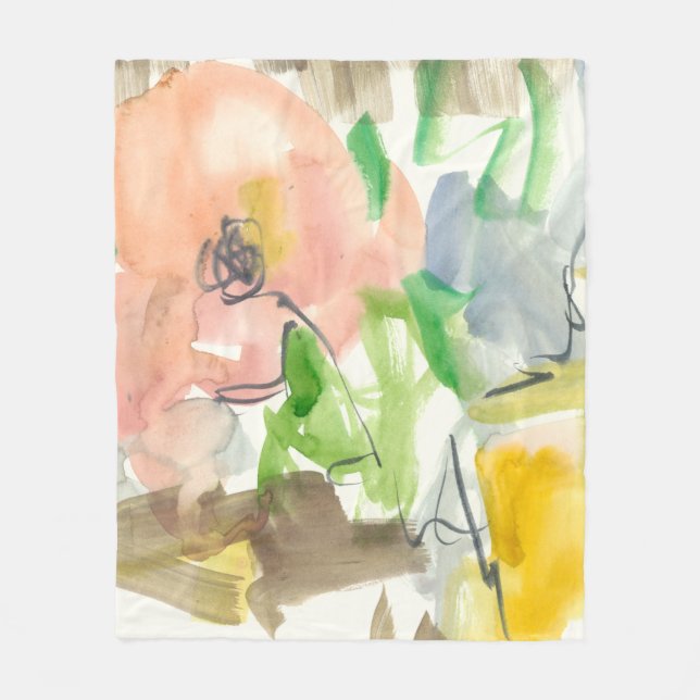 Stollig i Garden II Fleecefilt (Framsidan)