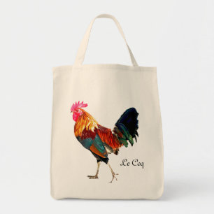 Stollig Le Coq Tote med Coq au Vin Recipe Tygkasse