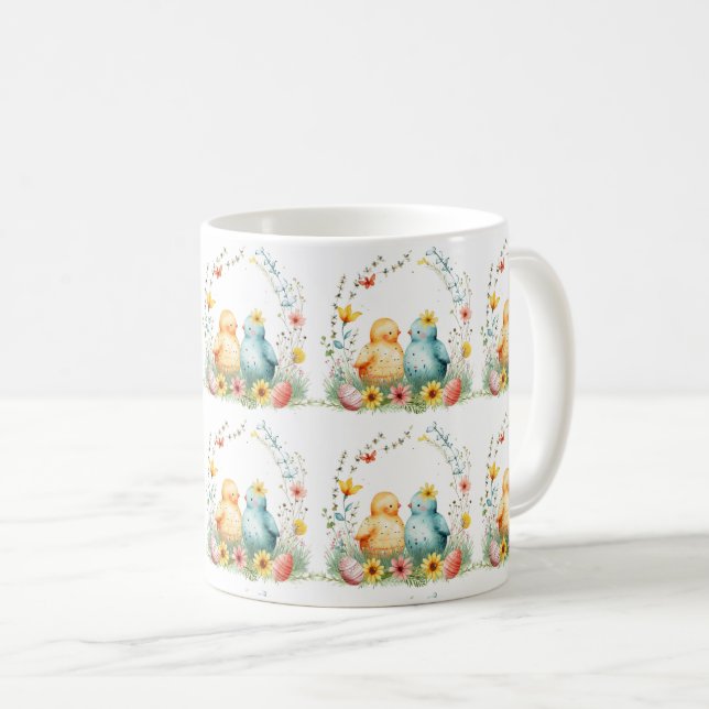 Stollig och  Chickar: Påsk Edition Kaffemugg (Framsida höger)